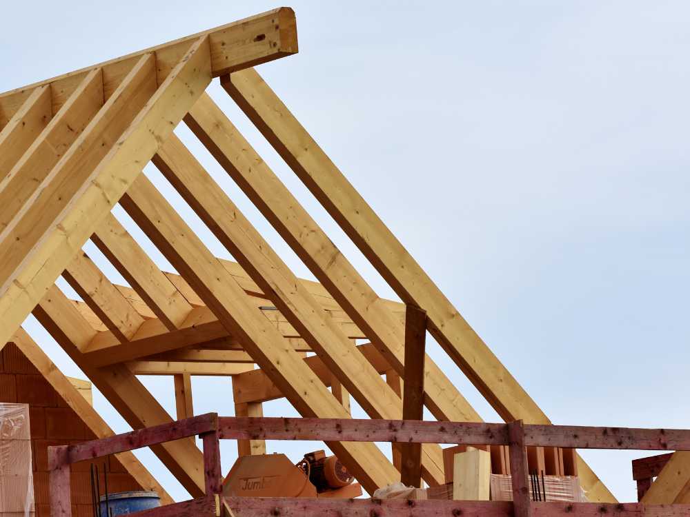 wood structure roof